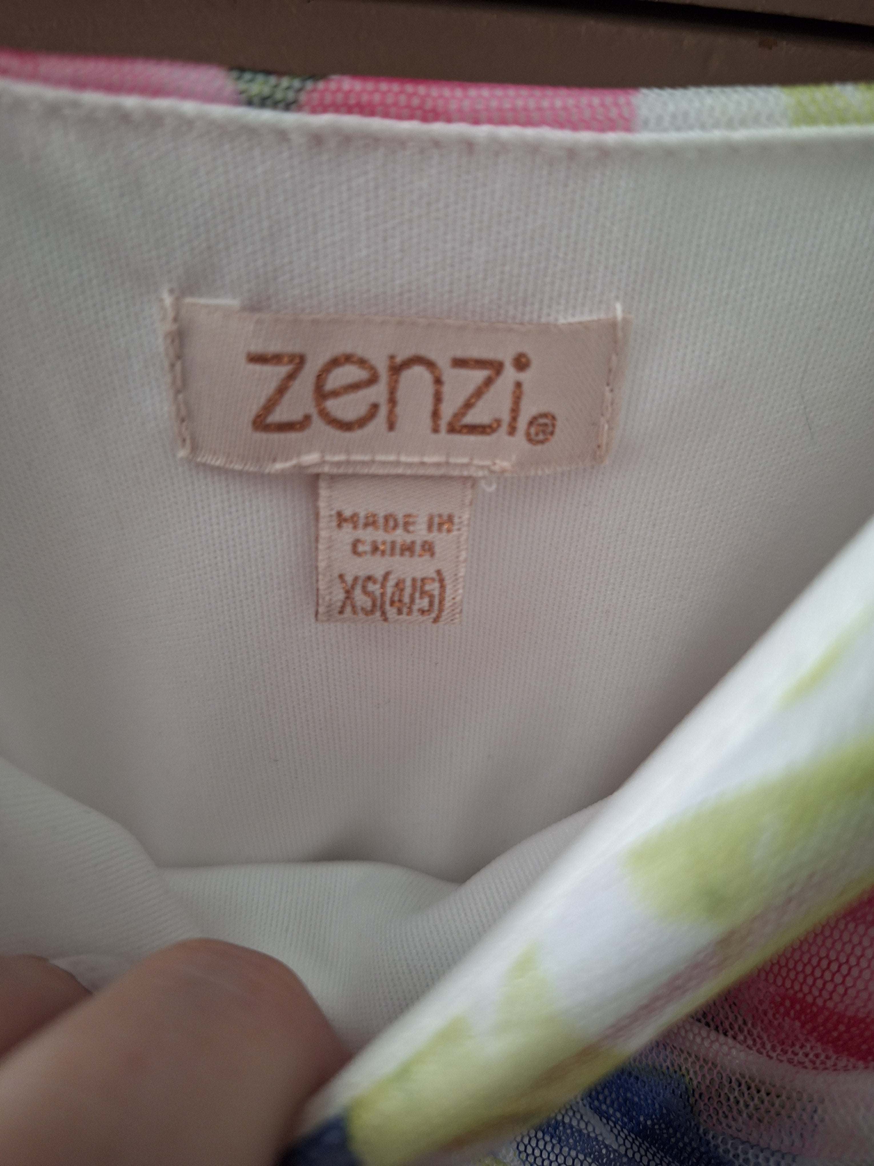 Girls Floral Spring Dress Size 4/5