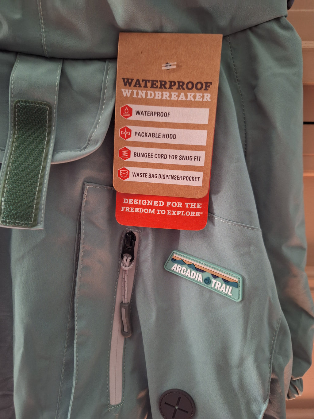 Arcadia Trail Waterproof Windbreaker for dogs size xl