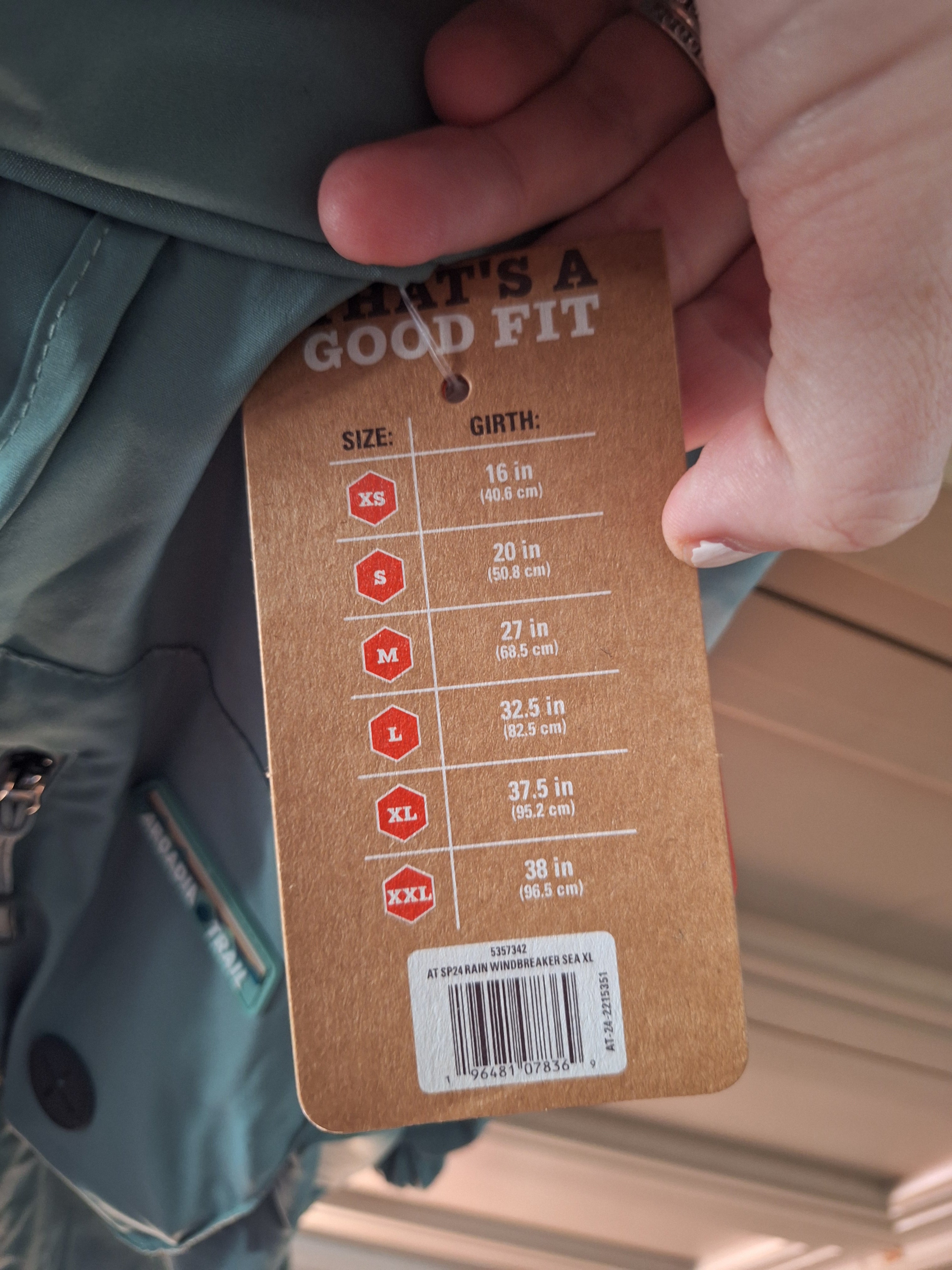 Arcadia Trail Waterproof Windbreaker for dogs size xl