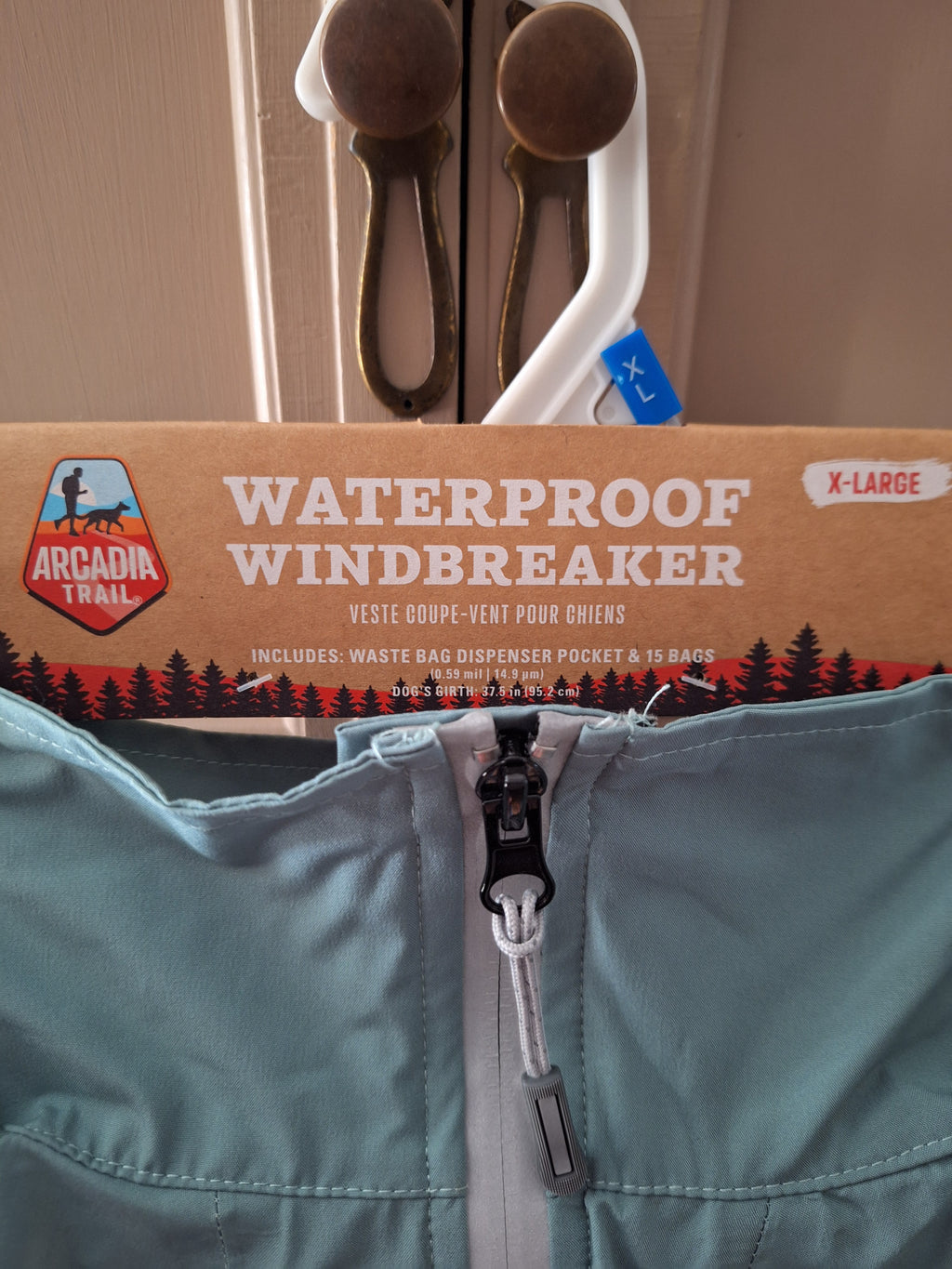 Arcadia Trail Waterproof Windbreaker for dogs size xl