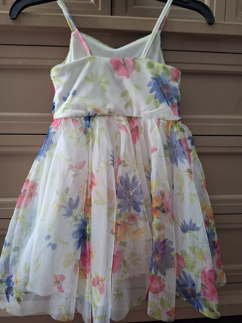 Girls Floral Spring Dress Size 4/5